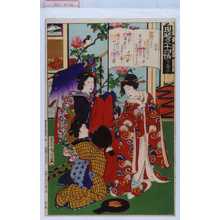 Japanese Print "「現時五十四情 第三十七号」" by Toyohara Kunichika, 豊原国周 (国周)