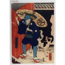 Utagawa Kunisada: 「たばこ切佐七」 - Waseda University Theatre Museum