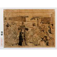 Kitagawa Utamaro: 「歌麿筆曲中年中行事之内」「仲の町年礼之図」 - Waseda University Theatre Museum