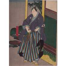 Utagawa Hirosada: 「早瀬伊織」 - Waseda University Theatre Museum