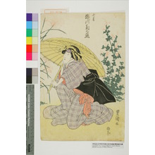 Utagawa Toyokuni I: 「小春 瀬川菊之丞」 - Waseda University Theatre Museum