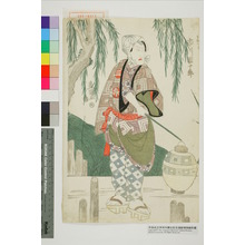 Utagawa Toyokuni I: 「下駄の市 市川団十郎」 - Waseda University Theatre Museum