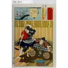 Utagawa Kunisada: 「見立三十六句選」「五郎兵衛正宗 団九郎」 - Waseda University Theatre Museum