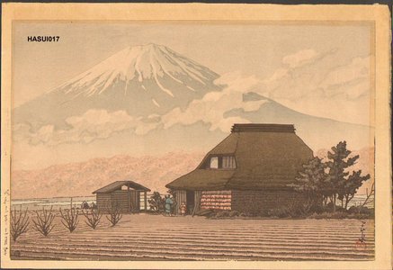 Kawase Hasui: NARUSAWA NO FUJI (Mt. Fuji, Narusawa) - Asian Collection Internet Auction