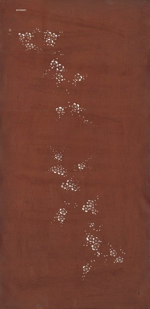 無款: Unfinished KATAGAMI (silk mesh not added) - Asian Collection Internet Auction