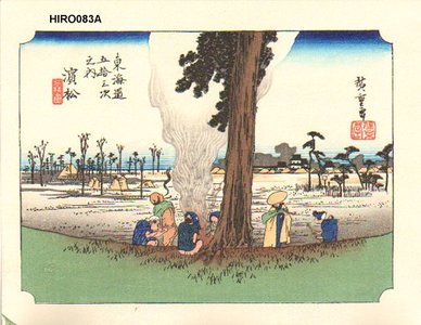 Utagawa Hiroshige: Tokaido 53 Stations, Hamamatsu - Asian Collection Internet Auction