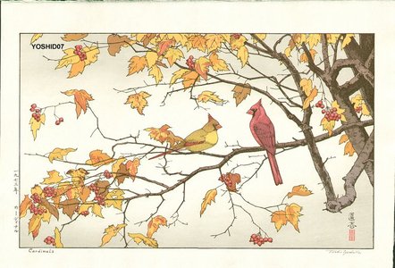 Yoshida Toshi: Cardinals - Asian Collection Internet Auction