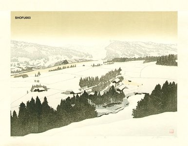 Miyamoto, Shufu: Mountain Village - Asian Collection Internet Auction