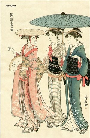 Torii Kiyonaga: BIJIN-E (beauty print) - Asian Collection Internet Auction