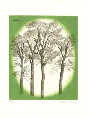 Okamoto, Shogo: Trees - Asian Collection Internet Auction
