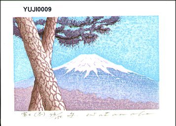 Watanabe, Yuji: Mt. Fuji (winter) - Asian Collection Internet Auction