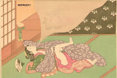 Suzuki Harunobu: Beauty dreaming - Asian Collection Internet Auction