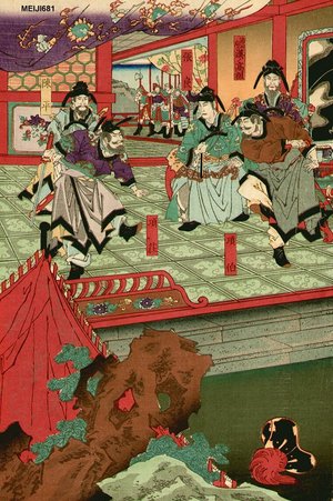 Unknown: Fight in palace - Asian Collection Internet Auction