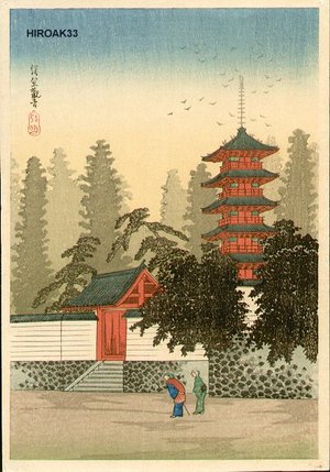 Takahashi Hiroaki: Kinugasa Temple - Asian Collection Internet Auction