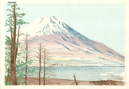 徳力富吉郎: 36 Views of Fuji, Fuji from Lake Fuji - Asian Collection Internet Auction