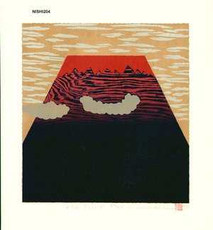 NISHIDA, Tadashige: Red Fuji (8) - Asian Collection Internet Auction