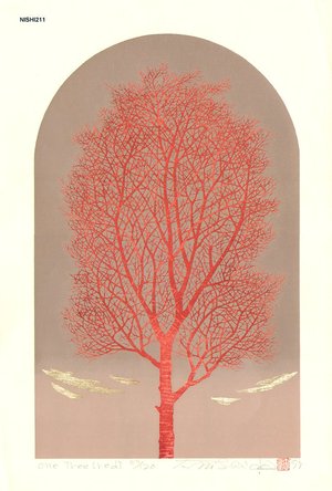 NISHIDA, Tadashige: One Tree (Red) - Asian Collection Internet Auction