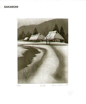 Sakamoto, Koichi: YUKI NO MICHI (road covered with snow) - Asian Collection Internet Auction