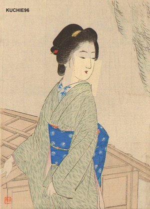 Suzuki, Kason: Beauty and willow - Asian Collection Internet Auction