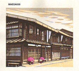 Maeda, Koichi: Village street - Asian Collection Internet Auction