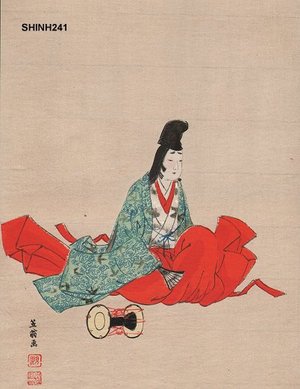 Ogawa, Ritsuo: Court musician beauty - Asian Collection Internet Auction