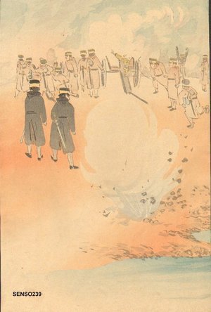 小林清親: Sino-Japanese War - Asian Collection Internet Auction