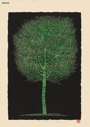 Nishida, Tadashige: One Tree (2) Green - Asian Collection Internet Auction