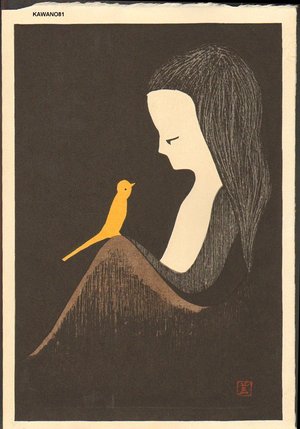 Kawano Kaoru: Yellow Bird - Asian Collection Internet Auction