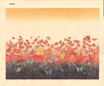 Yoshida, Chizuko: CHO A (Butterflies A) - Asian Collection Internet Auction