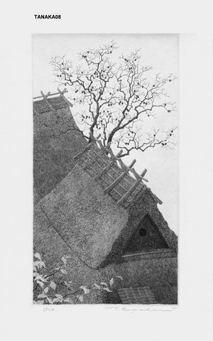 Tanaka, Ryohei: House with Persimmon - Asian Collection Internet Auction