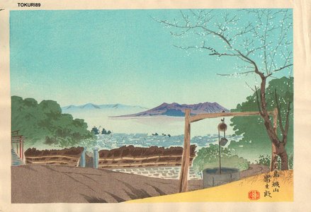 Tokuriki Tomikichiro: Shiroyma in Kagoshima - Asian Collection Internet Auction