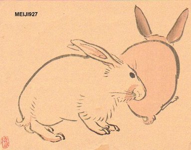 Takeuchi, Seiho: Rabbits - Asian Collection Internet Auction