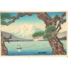 Kikuchi, Yuichi: Fuji from Miho Pines - Asian Collection Internet Auction