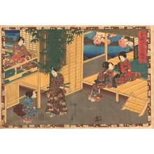 Utagawa Kunisada: Genji twin-brush series, Chapter 43 - Asian Collection Internet Auction