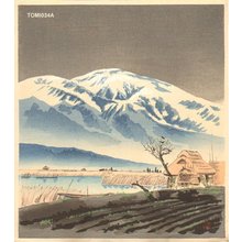 Tokuriki Tomikichiro: Mt. Hira (Shiga) - Asian Collection Internet Auction