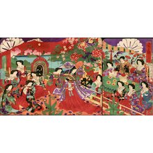 Toyohara Chikanobu: Emperor and Empress Meiji - Asian Collection Internet Auction