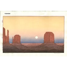 Yoshida Toshi: Monument Valley - Asian Collection Internet Auction