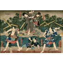 歌川国貞: Kabuki scene - Asian Collection Internet Auction