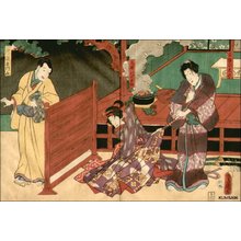 Utagawa Kunisada: Kabuki scene - Asian Collection Internet Auction