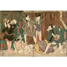 歌川国貞: Kabuki scene - Asian Collection Internet Auction