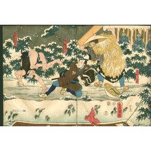 Japanese Print "Yokoban (horizontal print)" by Utagawa Kunisada, 歌川国貞 (Kunisada)