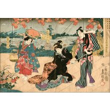 Utagawa Kunisada: Kabuki scene - Asian Collection Internet Auction