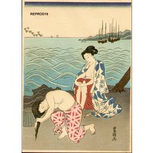 Japanese Print "BIJIN-E (beauty print)" by Utagawa Kunisada, 歌川国貞 (Kunisada)