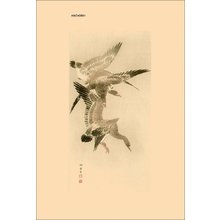 Japanese Print "Geese" by Not read (Signature not read)