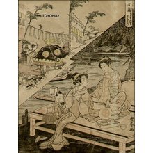 Utagawa Toyoharu: Two beauties - Asian Collection Internet Auction