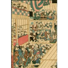 歌川国貞: Kabuki theater - Asian Collection Internet Auction