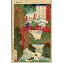 月岡芳年: Tokugawa Iemitsu-ko and Iikamonnokami - Asian Collection Internet Auction