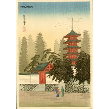 Takahashi Hiroaki: Temple of Kinugasa - Asian Collection Internet Auction