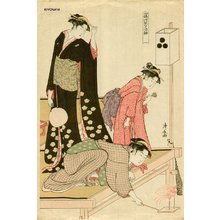 Torii Kiyonaga: Evening Shijo Bridge - Asian Collection Internet Auction