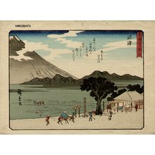 Utagawa Hiroshige: Sanoki Half-block Tokaido, Numazu - Asian Collection Internet Auction